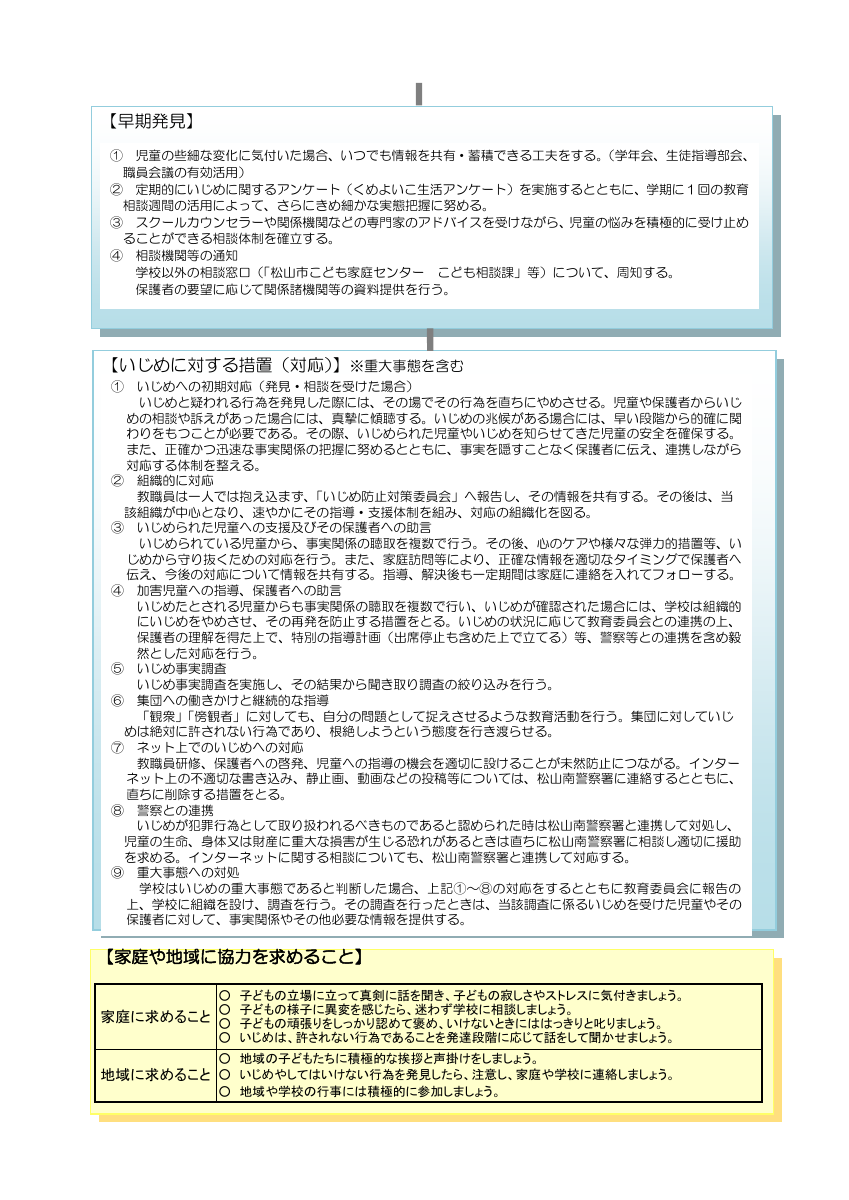 久米小　Ｒ7学校いじめ防止基本方針HP用.pdfの2ページ目のサムネイル